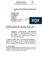 Demanda Revision de Sentencia Concenatoria Suprema