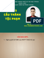 HSC Bài 3 - Cấu Thành Tội Phạm