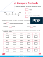T M 34214 Interactive PDF Y5 White Rose Spring Block 3 Decimals and Percentages Order and Compare Decimals 1 - Ver - 1