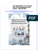 Full download book Optimal State Estimation For Process Monitoring Fault Diagnosis And Control Pdf pdf