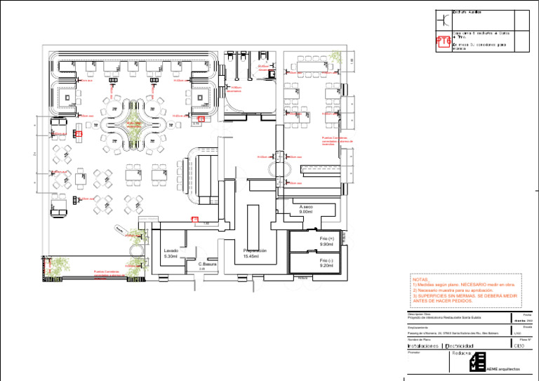 Proyecto Interiorismo Restaurante Eulalia | PDF