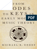From Modes To Keys in Early Modern Music Theory by Michael R. Dodds