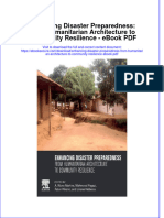 Full download book Enhancing Disaster Preparedness From Humanitarian Architecture To Community Resilience Pdf pdf