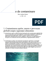 Surse de Contaminare