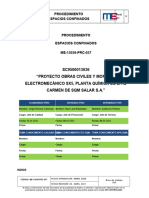 ME-13036-PRC-037 Rev.0 Procedimiento Espacios Confinados