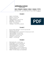 Strength and Conditioning Workout