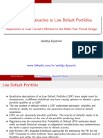 Likelihood Approaches To Low Default Portfolios: Adjustment of Alan Forrest's Method To The Multi-Year Period Design