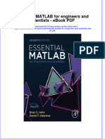 Full Download Book Essential Matlab For Engineers and Scientists PDF