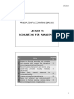 L9 - Accounting For Management