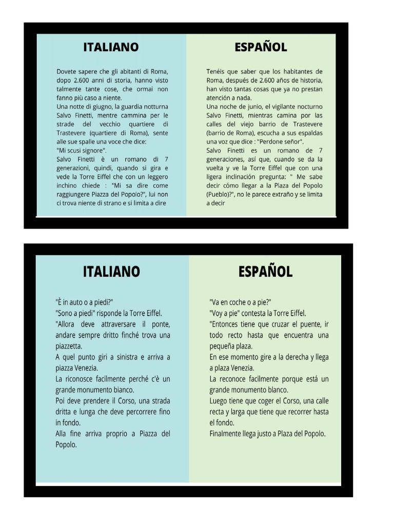 Italiano 1 | PDF