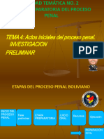 Tema 2. Actos Iniciales Del Proceso Penal