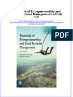 Full download book Essentials Of Entrepreneurship And Small Business Management Pdf pdf