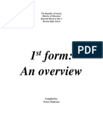 1st Form An Overview