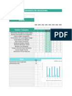 Plantilla Excel para Registro Ausencias
