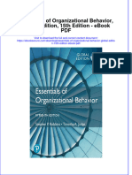 Full download book Essentials Of Organizational Behavior Global Edition 15Th Edition Pdf pdf