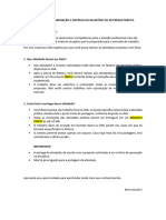 Normas para Elaboração E Entrega Do Relatório de Atividade Prática