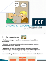 APUNTES - Unidad 1 LA COMUNICACIÓN