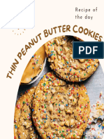 Thin Peanut Butter Cookies