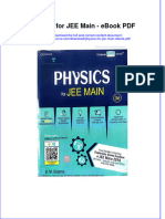Full Download Book Physics For Jee Main PDF