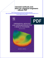 Full download book Experimental Methods And Instrumentation For Chemical Engineers Pdf pdf