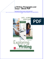 Full Download Book Exploring Writing Paragraphs and Essays PDF