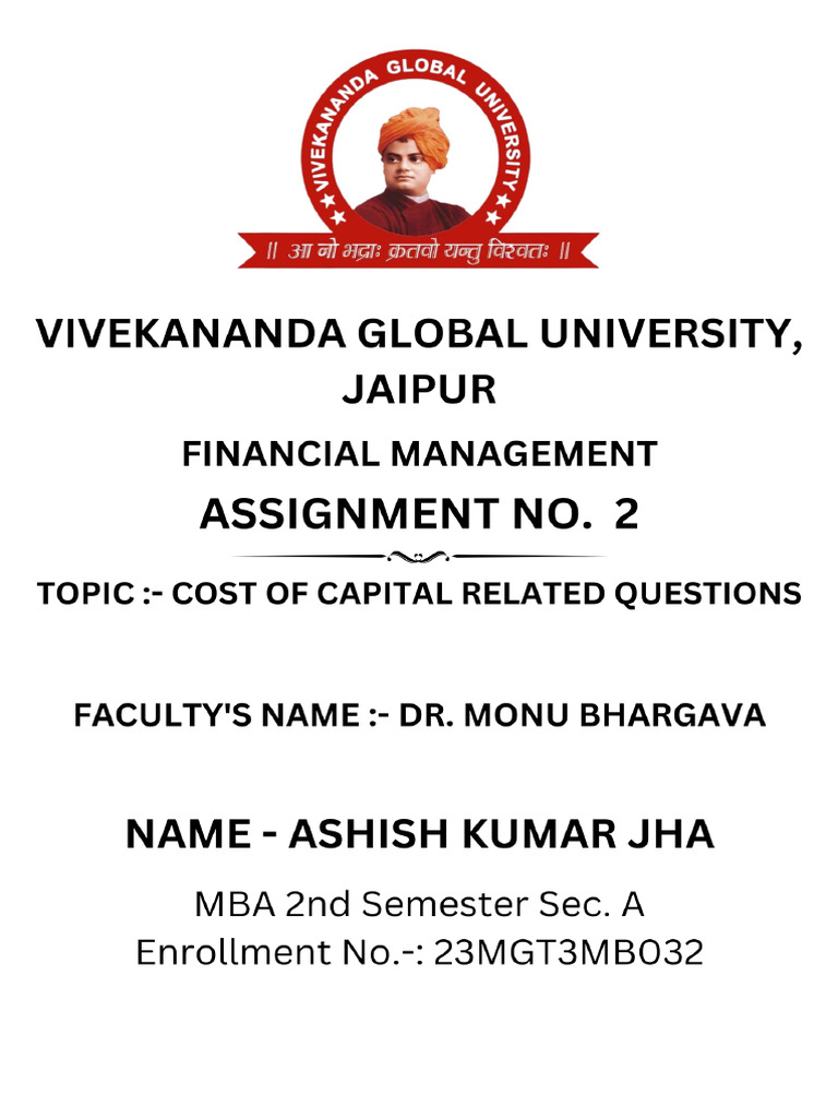 FM Assignment 2 | PDF