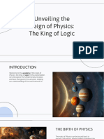 Physics: The Reigning King of Logic