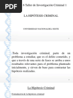 La Hipótesis Criminal