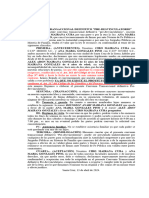 CONVENIO "PRE-DESVINCULATORIO. JUDICIAL (Un Hijo Cada Uno)