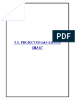 3.0 Project Organization Chart