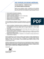 Comunicado Febrero 2024 - Comportamientos Inseguros