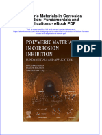 Full Download Book Polymeric Materials in Corrosion Inhibition Fundamentals and Applications PDF
