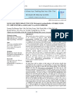 SÀNG LỌC PHÂN ĐOẠN TẢO NÂU Dictyopteris polypodioidesCÓ KHẢNĂNG ỨC CHẾENZYME -AMYLASE VÀ -GLUCOSIDASE