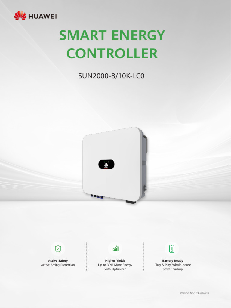 Huawei SUN2000-8/10K-LC0 Datasheet | PDF | Alternating Current ...