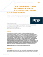 Ativismo Nos Tribunais de Contas - Reflexões Sobre Os Alegados Excessos Do Controle Externo À Luz Da Constituição