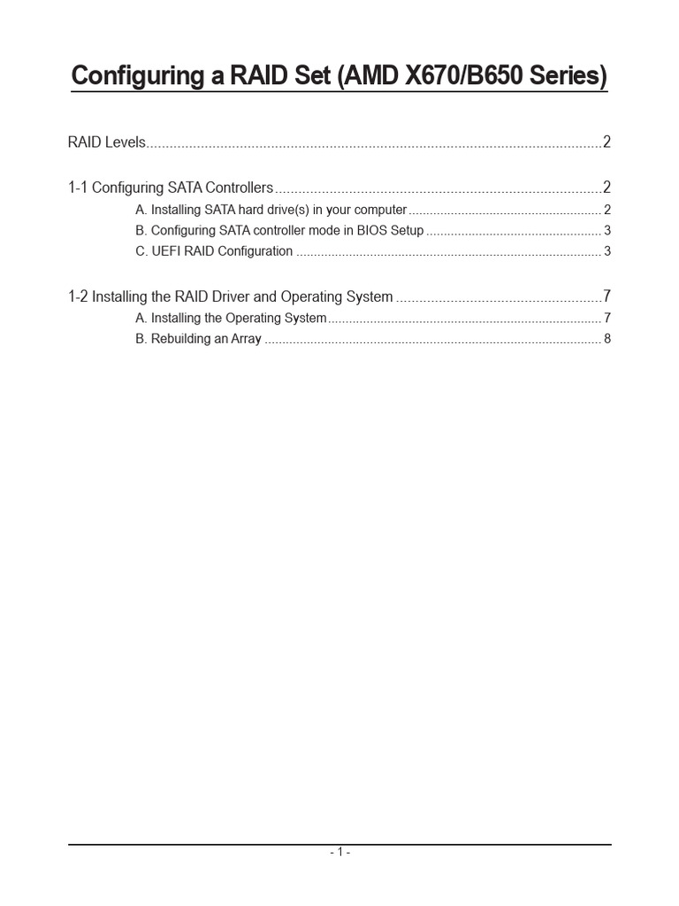 MB Manual Amd600series-Raid e | PDF | Bios | Solid State Drive