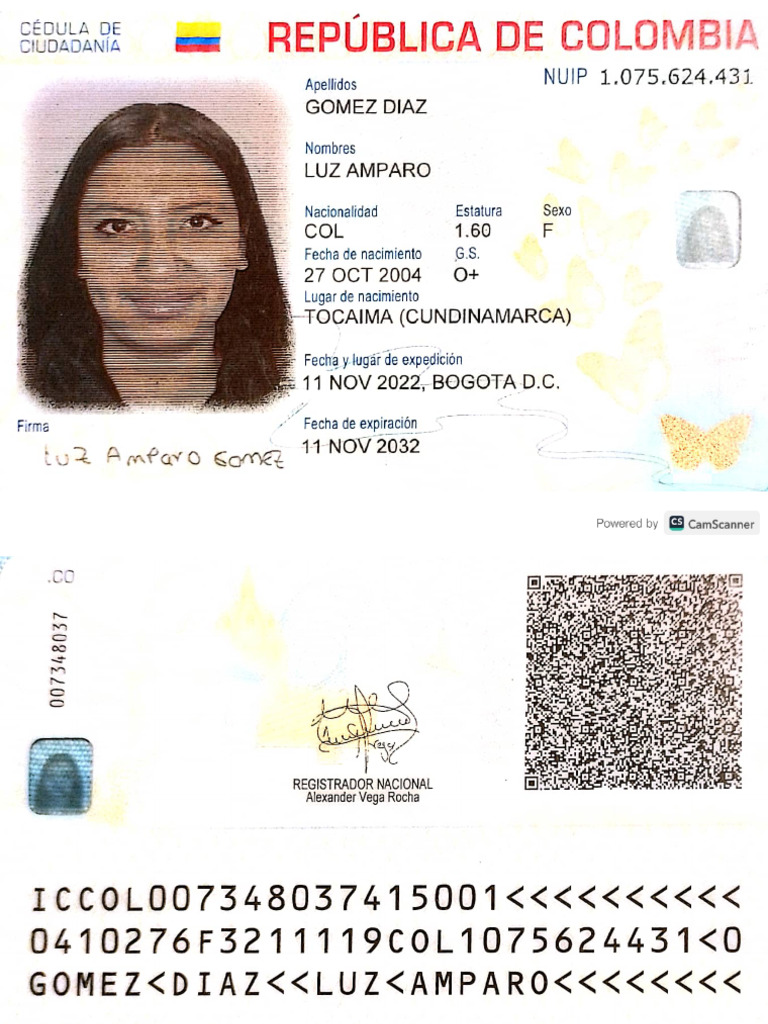 Cédula Original. | PDF