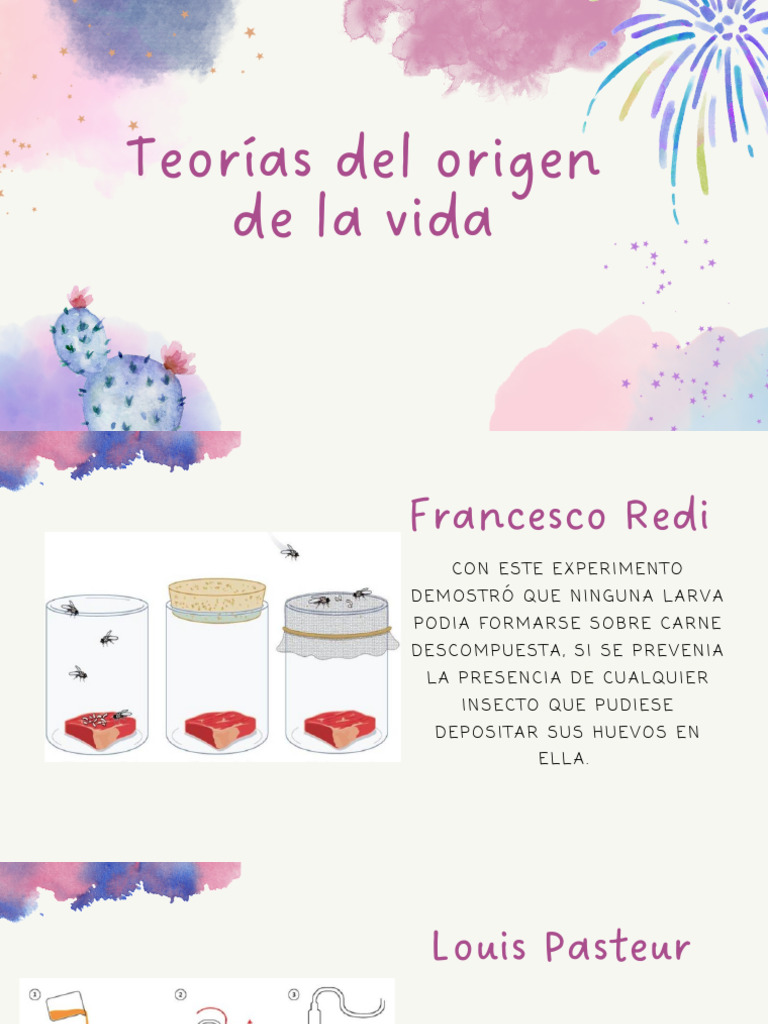 Teorías Del Origen de La Vida | PDF | Naturaleza | Ciencias Naturales