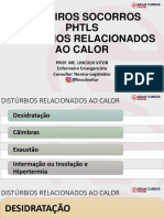 Primeiros Socorros Phtls Distúrbios Relacionados Ao Calor