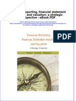 Full Download Book Financial Reporting Financial Statement Analysis and Valuation A Strategic Perspective PDF