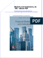 Full Download Book Financial Markets and Institutions 8E Ise PDF
