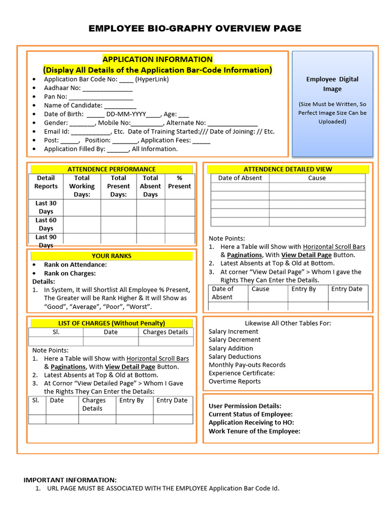 EMPLOYEE BIOGRAPHY DETAILED PAGE | PDF | Cyberspace | Software