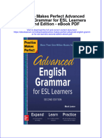 Full Download Book Practice Makes Perfect Advanced English Grammar For Esl Learners Second Edition PDF