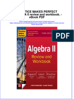 Full download book Practice Makes Perfect Algebra Ii Review And Workbook Pdf pdf