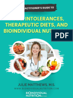 Food Intolerances, Therapeutic Diets, and Therapeutic Diets, and Bioindividual Nutrition Bioindividual