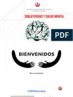 Clase Semana 1 Trabajo, Subjetividad y Salud Mental