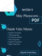 Nhóm 5 Module 4 Máy Phottocoppy