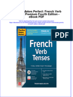 Full Download Book Practice Makes Perfect French Verb Tenses Premium Fourth Edition PDF