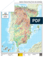 Espana Mapa Fisico Politico de Espana 1 3.000.000 2016 Mapa 16137 Spa
