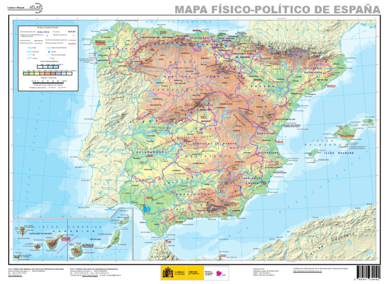 Mappa Polica Della Spagna E Del Portogallo Illustrazione Vettoriale - 12